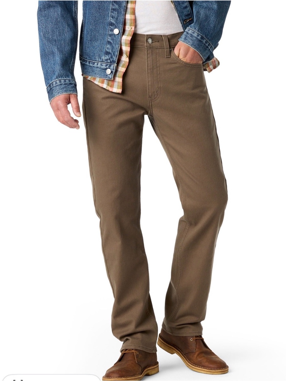 Levi's Men's Tan Straight Fit Chino Pants